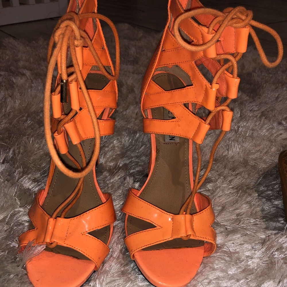 Paten leather heels
